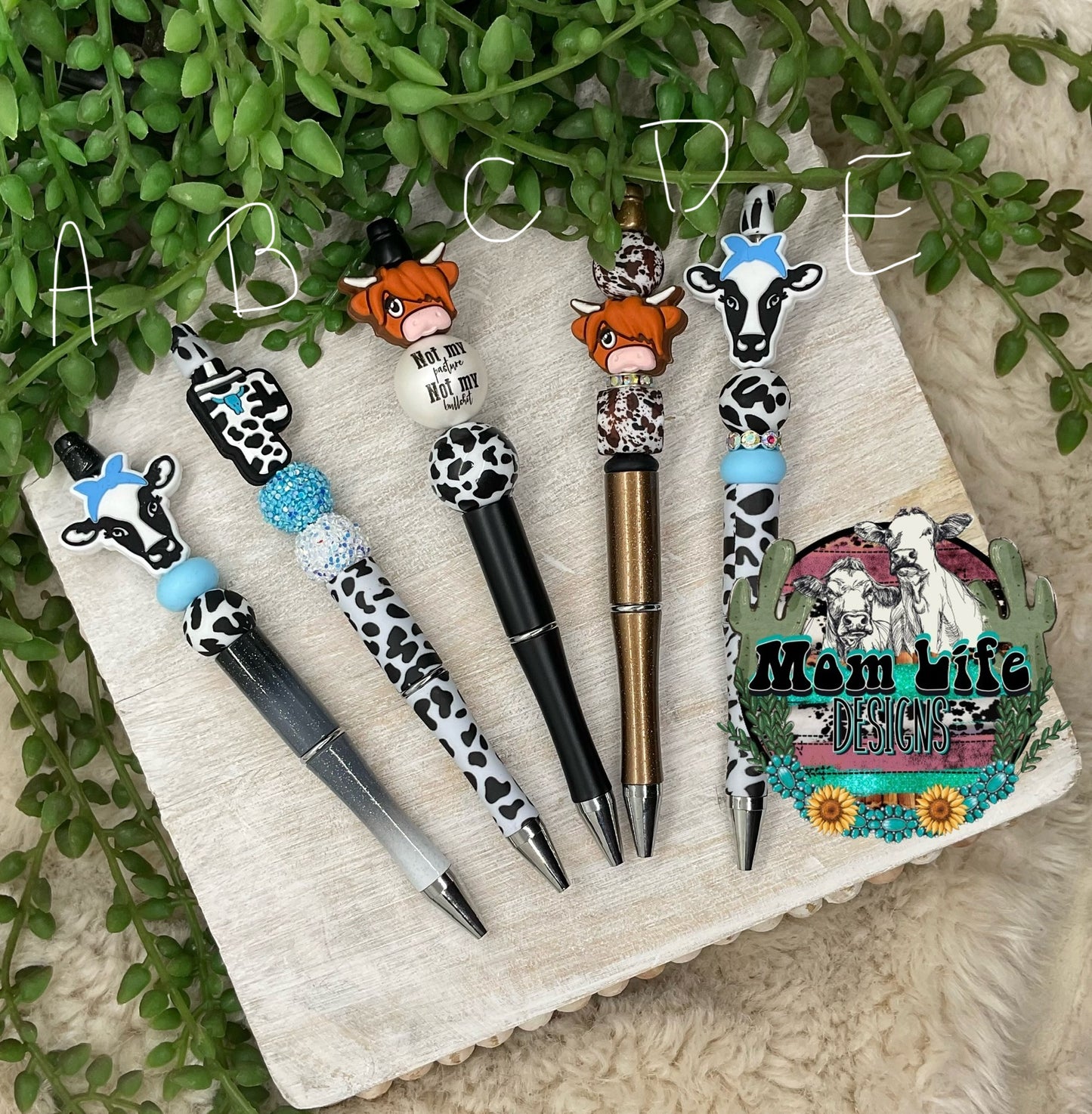 Cartoon Character Beaded Pen