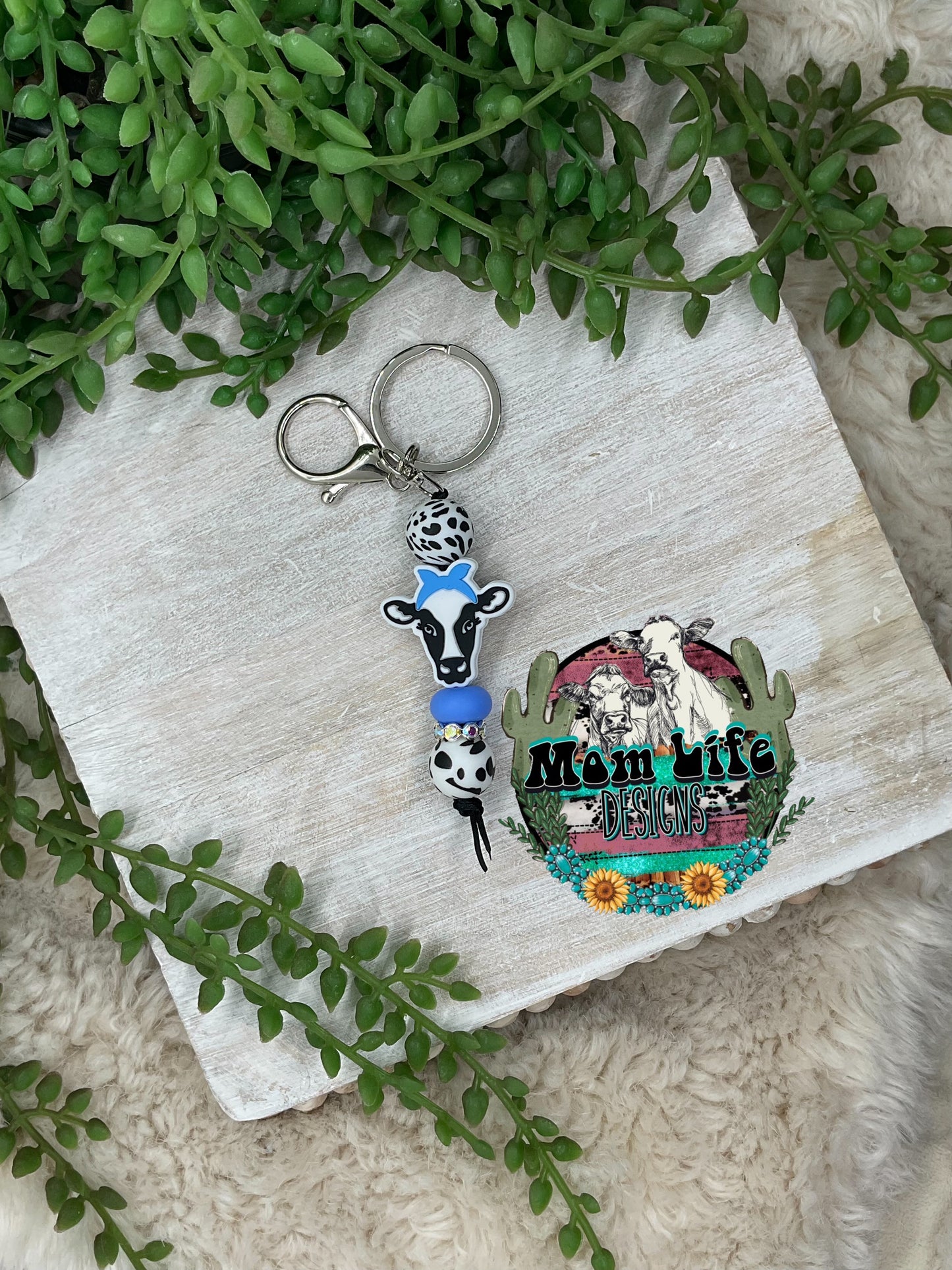 Heifer Cow Keychain