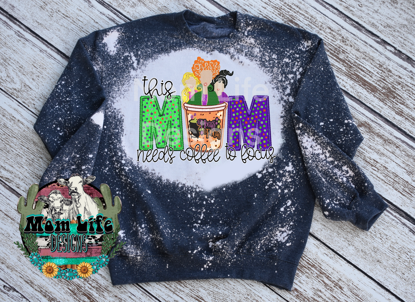 HP This Mom Needs Coffee to Focus Sweatshirt