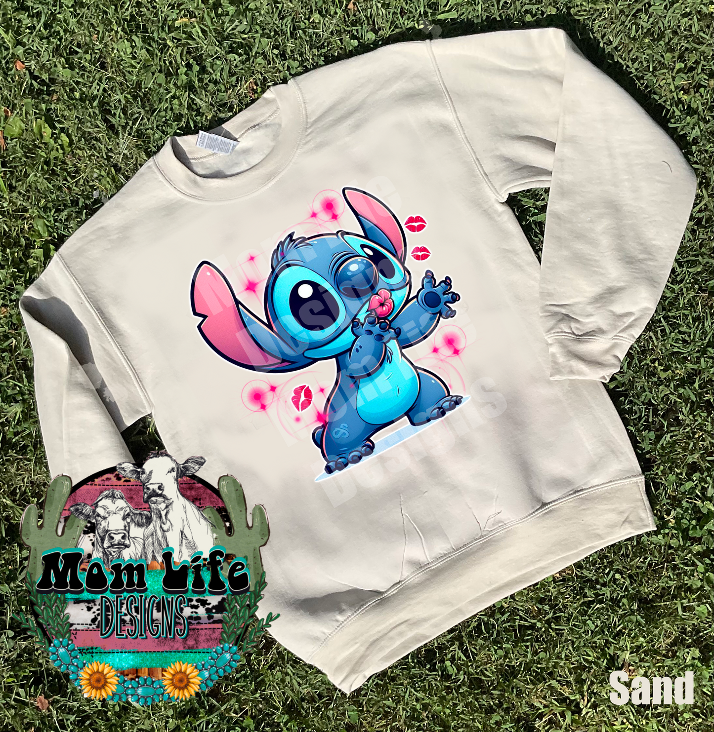 Valentine’s Day Crewneck Sweatshirt “Cartoon Alien Koala”