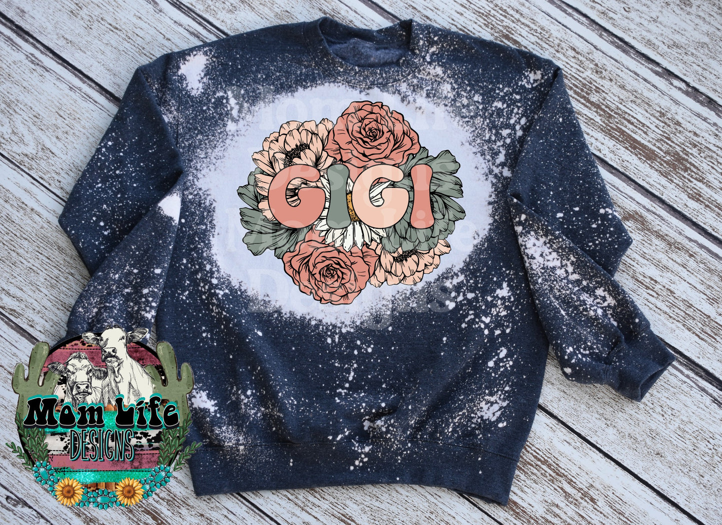 Gigi Floral Retro Sweatshirt