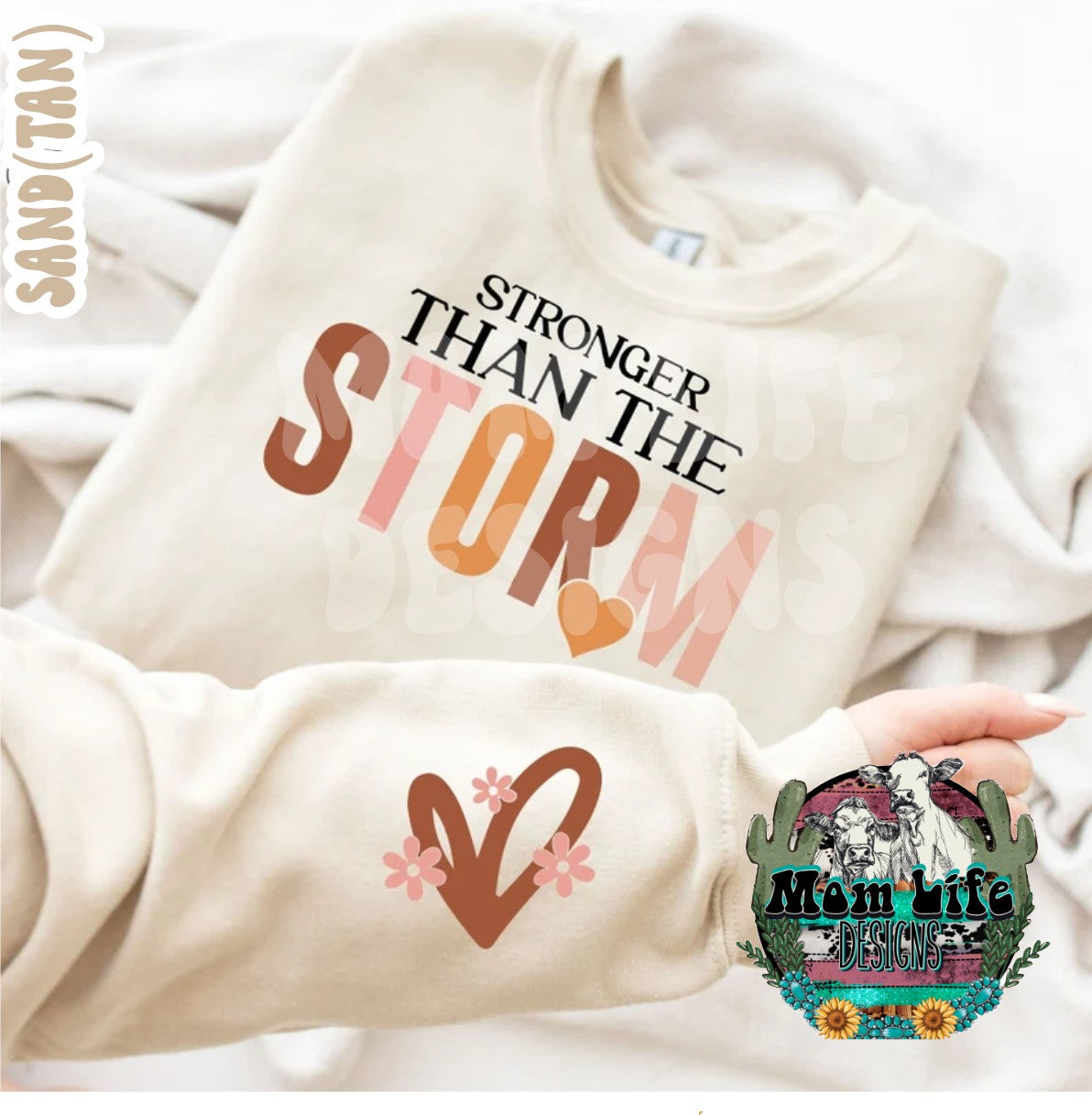 Stronger Than The Storm Crewneck Sweatshirt