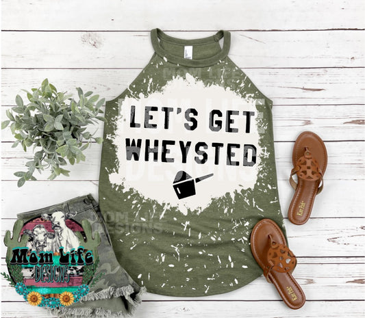 Let's Get Wheysted Rocker Tank Top