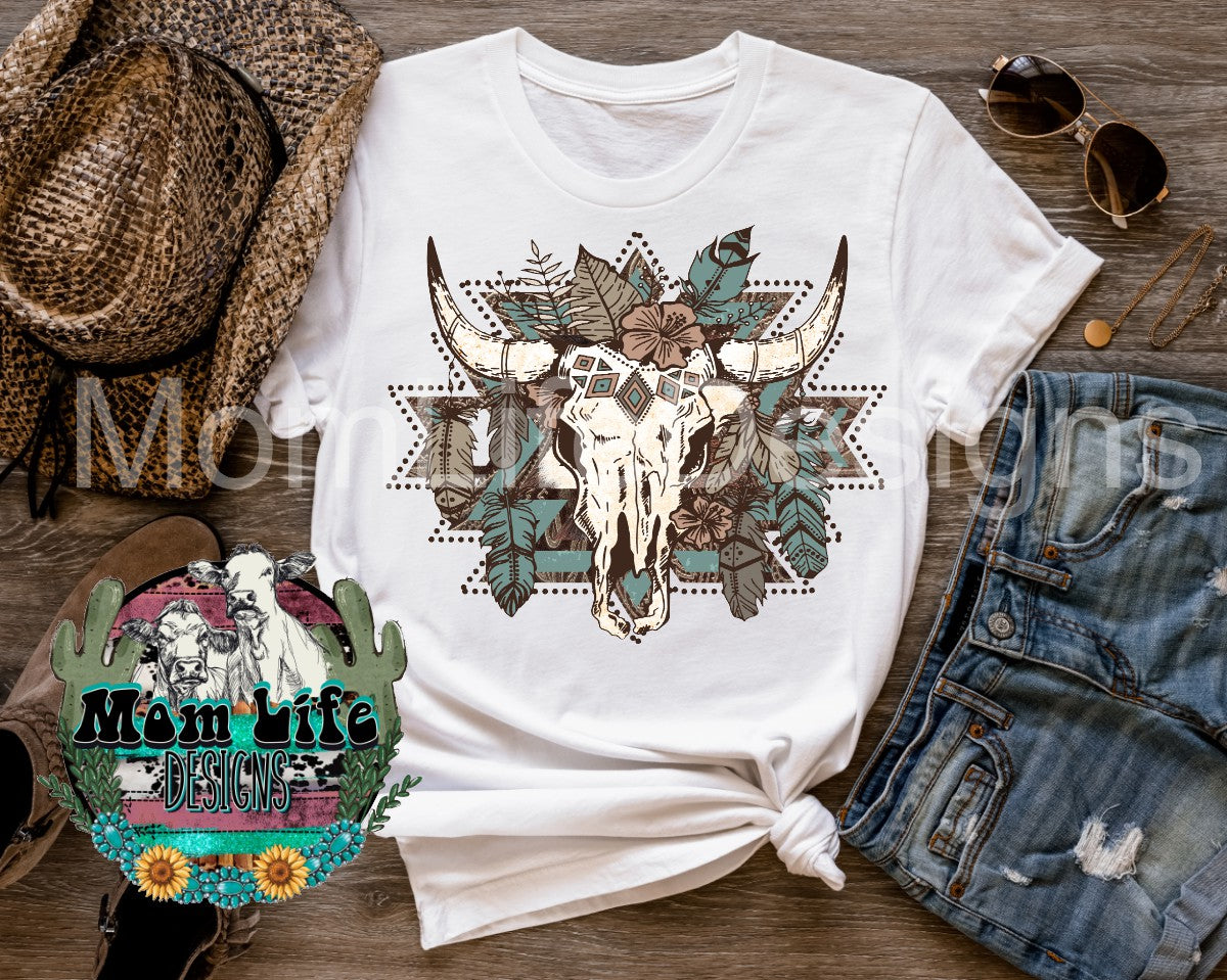 Western Longhorn Floral