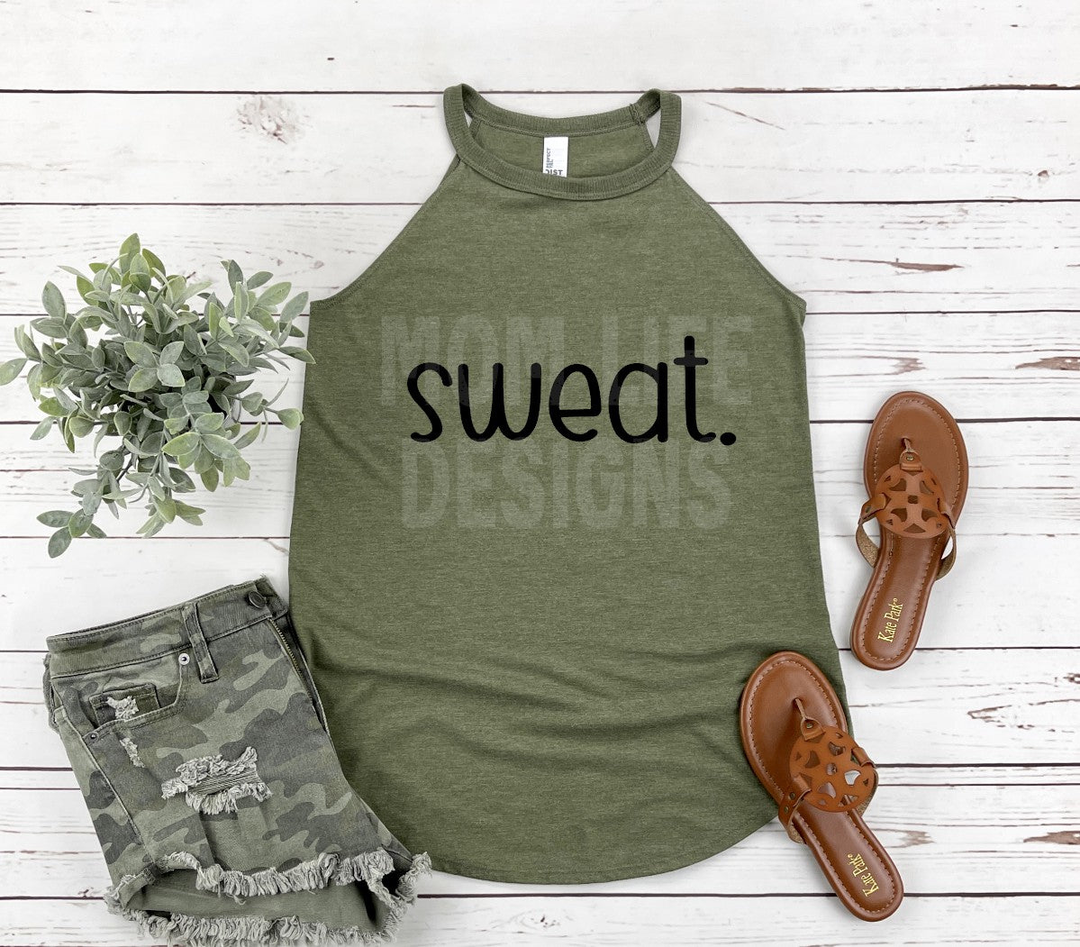 Sweat. Gym Rocker Tank Top