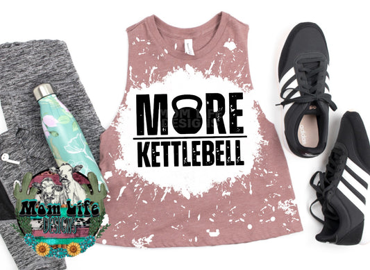 More Kettlebell Gym Cropped Tank Top