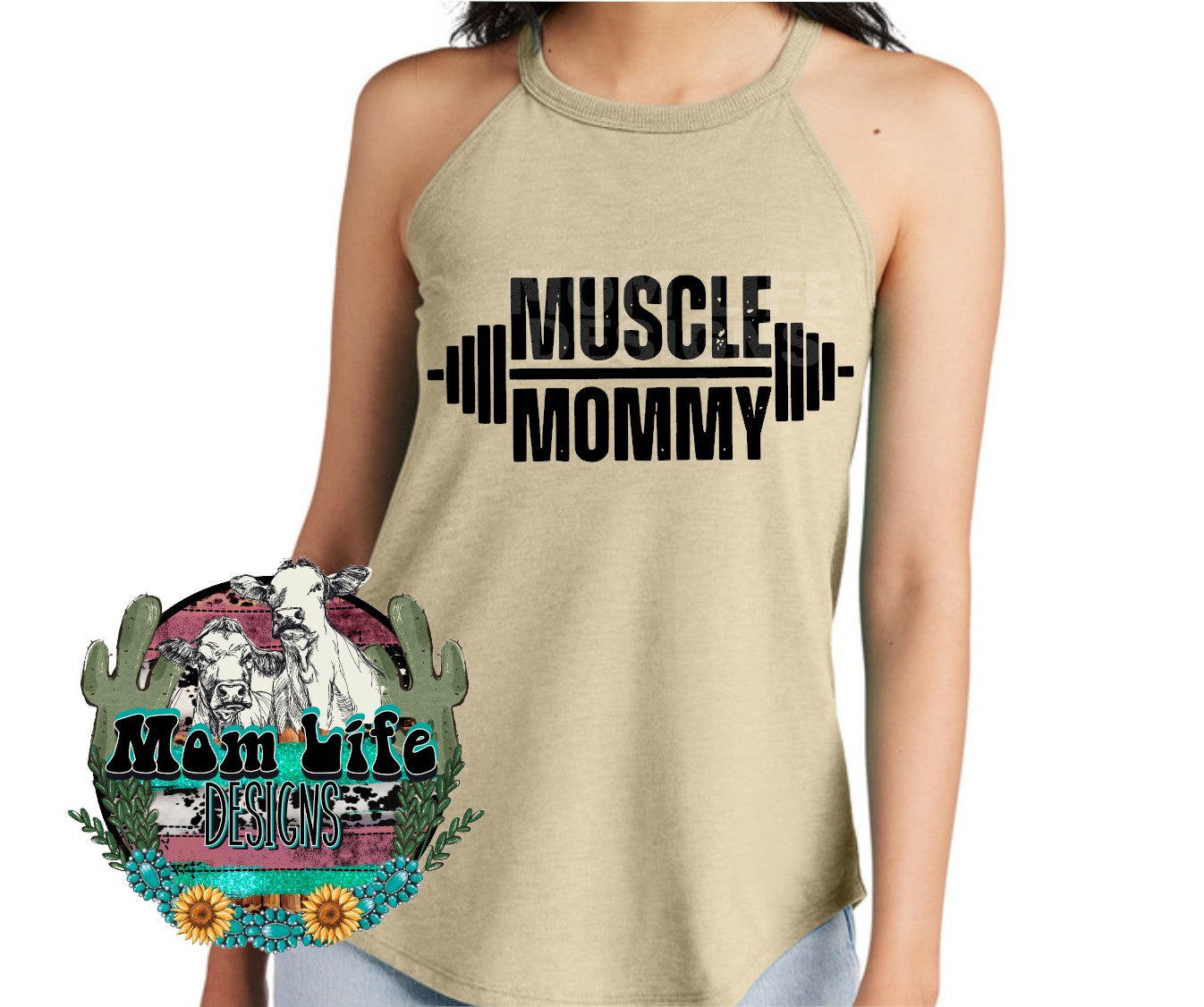 Muscle Mommy Gym Rocker Tank Top